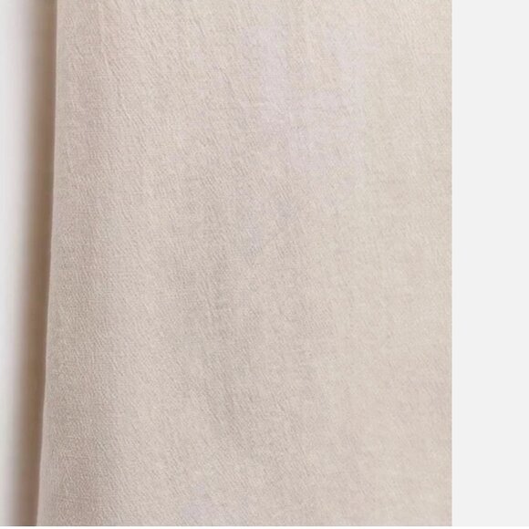 NWT ZARA RUFFLY WAIST SKIRT WHIT POCKETS - Picture 10 of 15